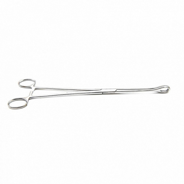 Щипцы для удаления плодного яйца с кремальерой, прямые, с шириной губок 14 мм, 260 мм. Surgiwell