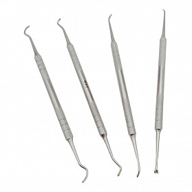Комплект инструментов для снятия зубных отложений (4 шт.)