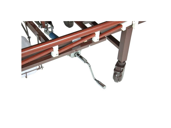 Механическая медицинская кровать с санитарным оснащением DHC FF-2 с функциями "кардио-кресло" и переворачивания пациента