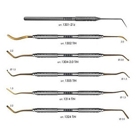 Малый набор терапевта (6 инстр) Покрытие TiN (Арт. 1300 м TiN)