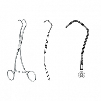 24-478-21-07 Anastom. Forceps, Colley-Derra, 21 cm