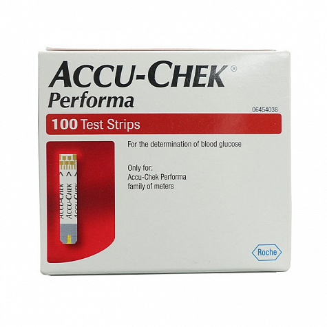 Тест-полоски "Акку-Чек Перформа" №100