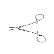 Зажим кровоостанавливающий тип "Москито" угловой для новорожденных Halsted Mosquito 120 мм