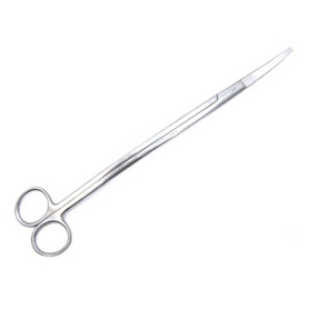 Ножницы для глубоких полостей с двойным изгибом, 300мм (н-130s)