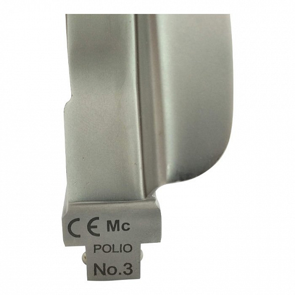 Клинок Polio Macintosh №3 С изогнутый для сложных интубаций KaWe