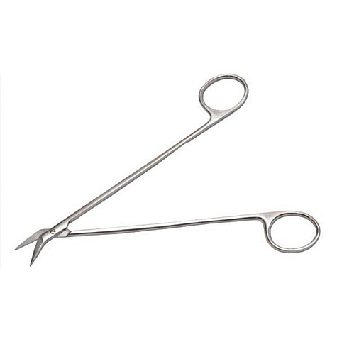 Ножницы сосудистые горизонтально-изогнутые 160 мм Sammar