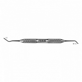 1304-1,5F Black Штопфер-гладилка средняя, FABRI серия BLACK