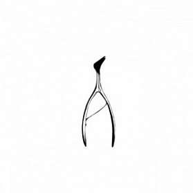 Зеркало носовое (длина губок 22 мм)