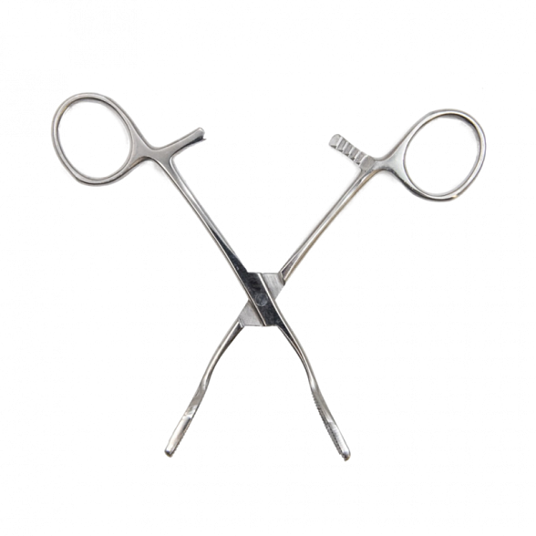 Языкодержатель прямой, длина 139 мм., для детей. Surgiwell