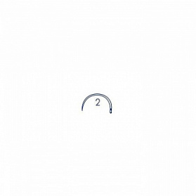 Игла хирургическая 2, серии PAG-655 полукруглая 1/2 окружности Medicor