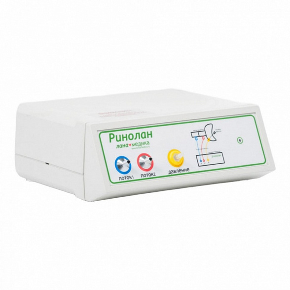 Прибор для оценки функционального состояния органов дыхания «Прессотахоспирограф ПТС-14П-01» в исполнении «Ринолан»