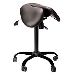 Кресло-седло EZDuo (черная натуральная кожа)