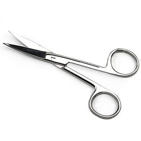 Ножницы остроконечные вертикально изогнутые, 100 мм ПТО Медтехника