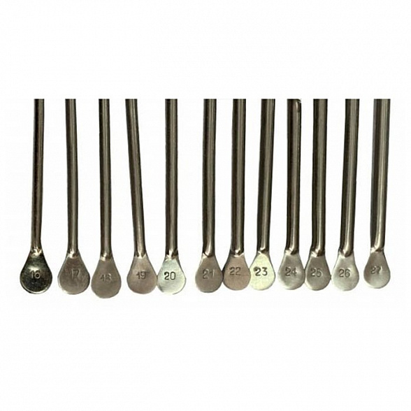 Бужи уретральные металлические прямые (комплект)