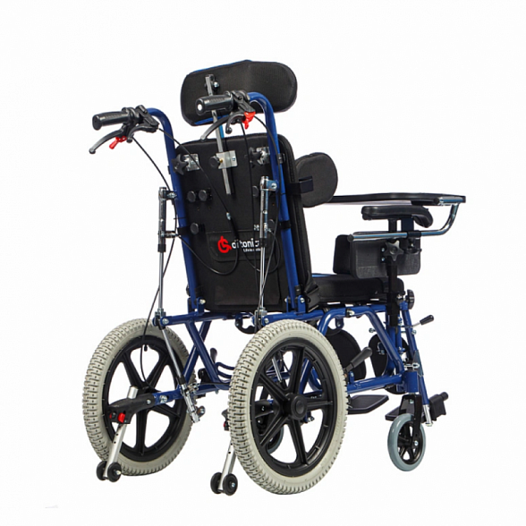 Детская инвалидная кресло-коляска механическая Ortonica Olvia 300 со столиком без капюшона