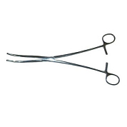 Зажим Finochietto 255 мм (Зажим для почечной ножки, изогнутый по радиусу, большой №2, 255 мм) Sammar