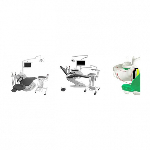 Chiromega 654 Duet Ortho + Cart - стоматологическая установка для хирургических кабинетов