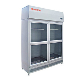 Шкаф стерильного хранения с распашными дверями (КД 442.120.01, штанги для развешивания)