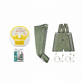 WelbuTech Seven Liner Zam-200 Аппарат для лимфодренажа, прессотерапии, массажа (манжеты для ног, новый тип стопы + шорты), размер XL