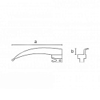 Клинок Macintosh (изогнутый) №1 Металл, LED