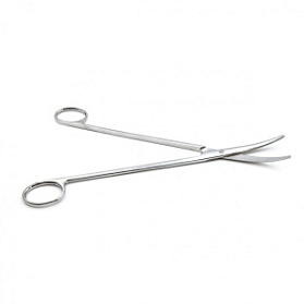 Ножницы для рассечения мягких тканей в глубокой полости, вертикально-изогнутые 235 мм, Surgiwell