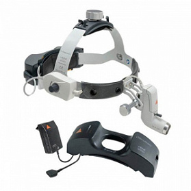 Осветитель медицинский налобный ML4 LED с mPack UNPLUGGED и трансформатором Heine