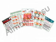 Комплект плакатов для кабинета дерматовенеролога ламинированный А1/А2 (ламинированный	A2)
