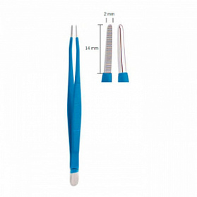 Пинцет с изоляцией, 25 см KLS Martin