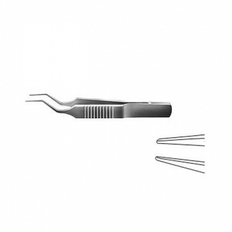 Пинцет для фиксации дужек ИОЛ F-7410