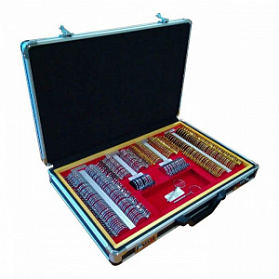 Набор пробных линз ALMAS MT-266 на 267 линз (золото/серебро), без поверки