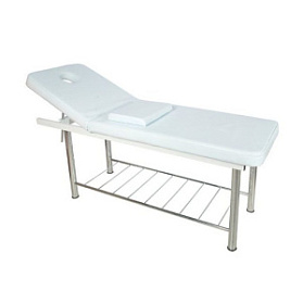 Стационарный массажный стол стальной FIX-MT1 (МСТ-38)
