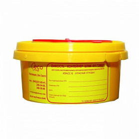 Контейнер для острого инструментария ЕПМ-01- «ЭКО» 0,5л