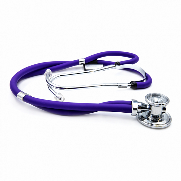 Медицинский стетоскоп Раппопорта 04-АМ602 РР, фиолетовый, AMRUS