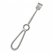 Крючок хирургический острый четырехзубый N 2 Крючок хирургический острый четырехзубый N 2