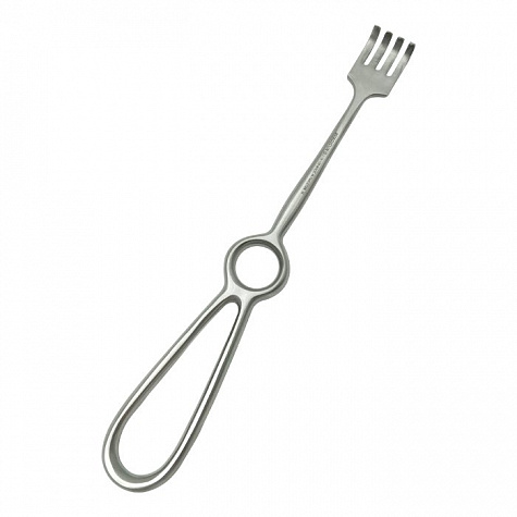 Крючок хирургический острый четырехзубый N 2