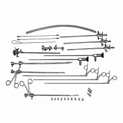 Цистоуретроскоп, операционный комплект с гибким и жестким инструментом, мод. 521