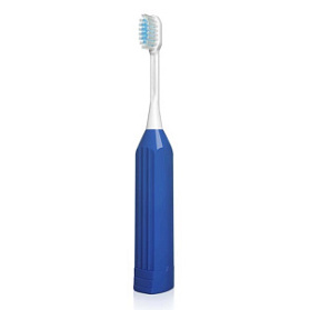 Ионная звуковая электрическая зубная щетка с щетинками одинаковой длины Hapica Minus-ion DB-3XB, синяя