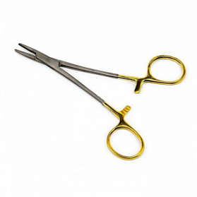 Иглодержатель общехирургический с твердосплавными пластинами 140-160 мм, Ворсма (с узкими губками, 160 мм)