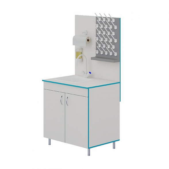 Лабораторный стол-мойка МО НВК 800 ПП