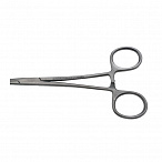 Зажим кровоостанавливающий зубчатый изогнутый N 1 158мм Surgicon