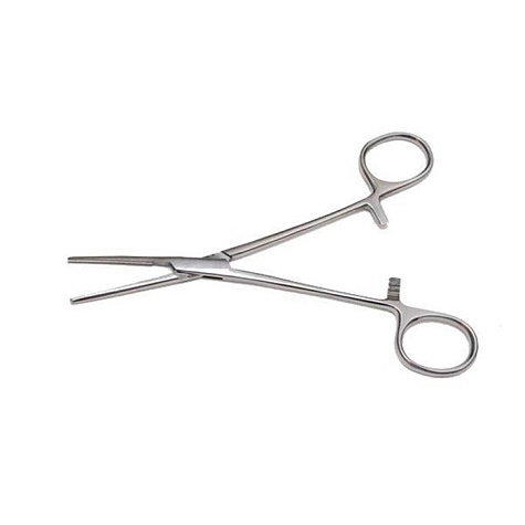 Зажим к/о с атравматической насечкой прямой 160 мм Surgiwell