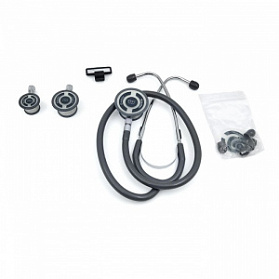 Tristar стетоскоп, с 3-мя головками, серый, Riester