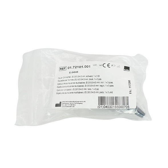 Набор воронок многоразовых 2,5/3,5/4,5 мм (3 шт. в пластике) 01.72101.001 (24846), KaWe