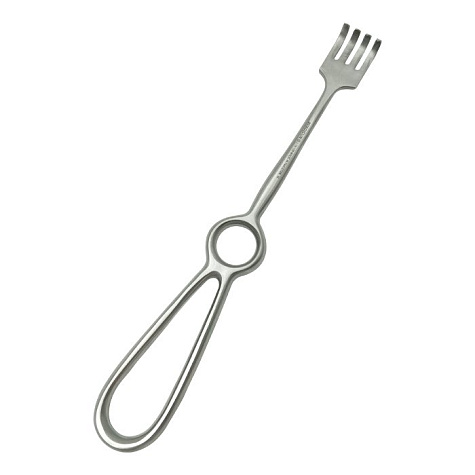 Крючок хирургический острый четырехзубый N 2