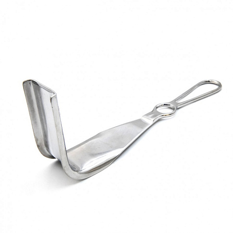 Зеркало медицинское по Дуайену №2.(88х45) длина 225 мм. Surgiwell