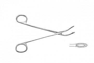 Щипцы для извлечения почечных камней (№ 5 (L = 175 мм))