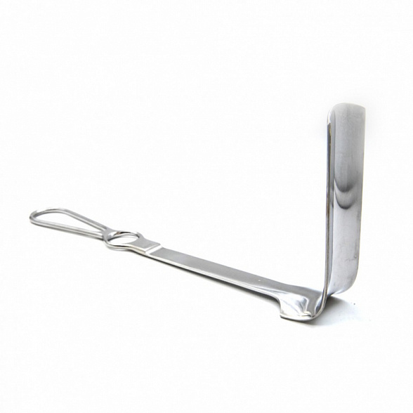 Зеркало подъемник влагалищное желобоватое, №2, 100 мм. Surgiwell