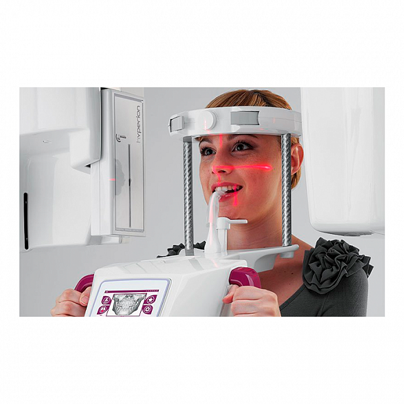 MyRay Hyperion X9 CB3D 11x13 Ceph Titanium - дентальный цифровой 3D-томограф с цефалостатом, 3 в 1, FOV 11x13