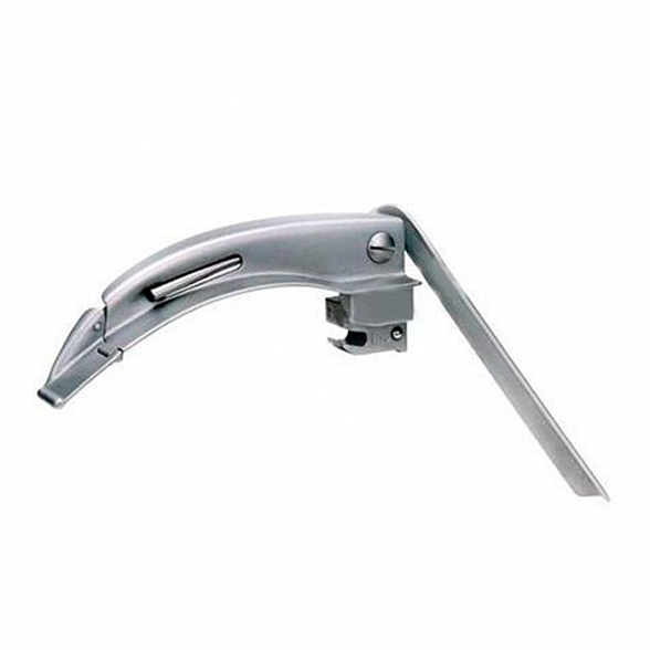 Ларингоскоп с клинком № 4 MEGALIGHT, увеличенное световое пятно, для проведения затрудненной интубации, на батарейках, лампочка ксенон, интегрированный световод