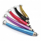 CX207-C1-1 - турбинный наконечник с одноточечным спреем, красный цвет